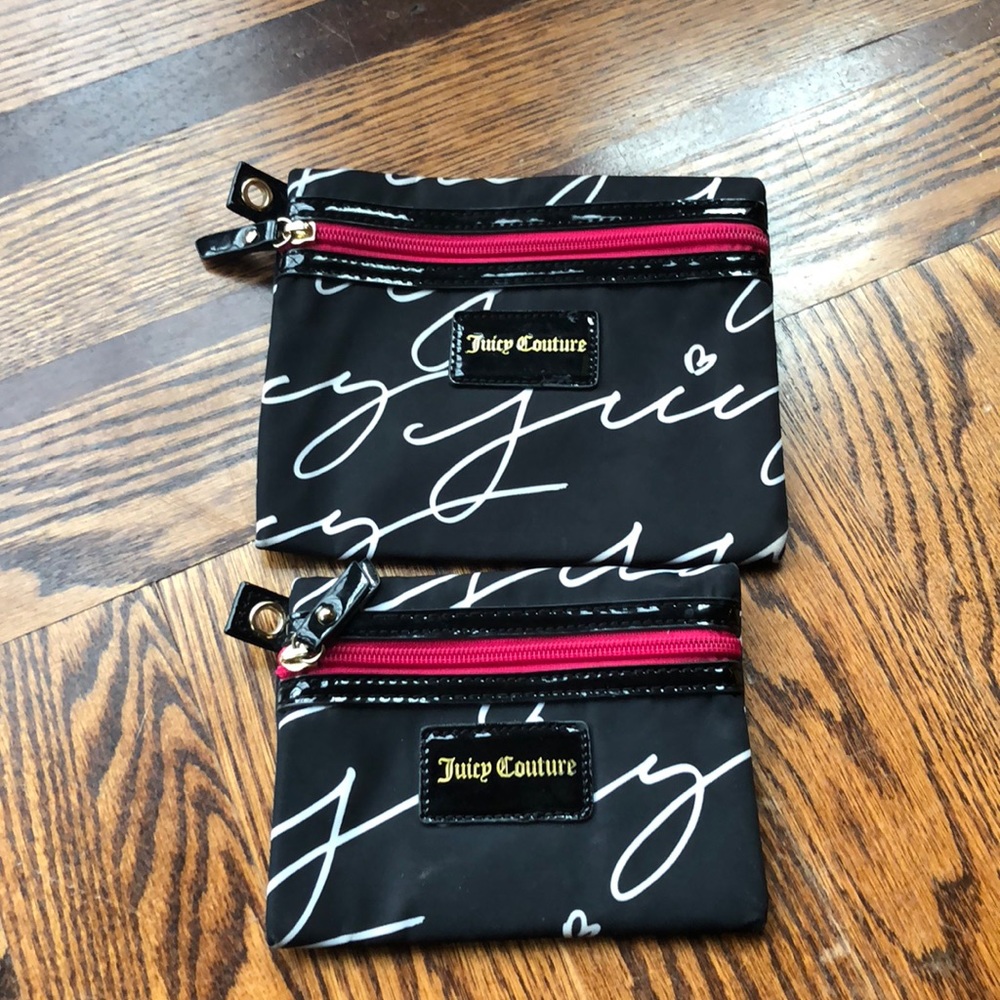 Juicy couture little makeup/accessory bags